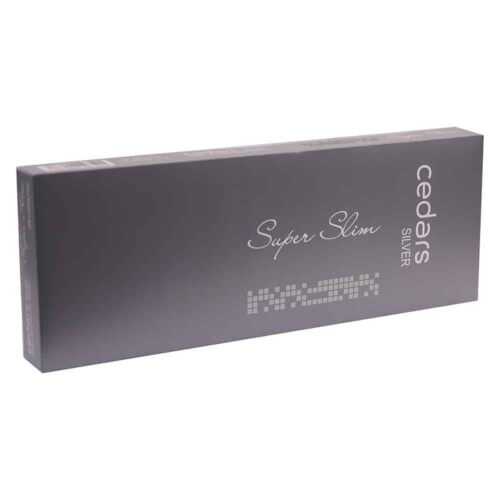 Cedars Silver Slim - Pack of 10