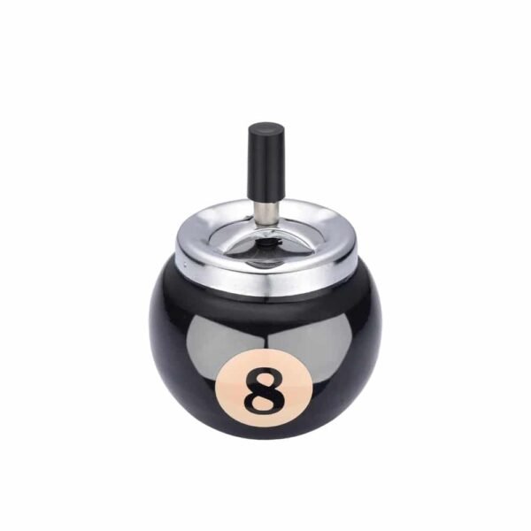 Pool Ball Push Ashtray